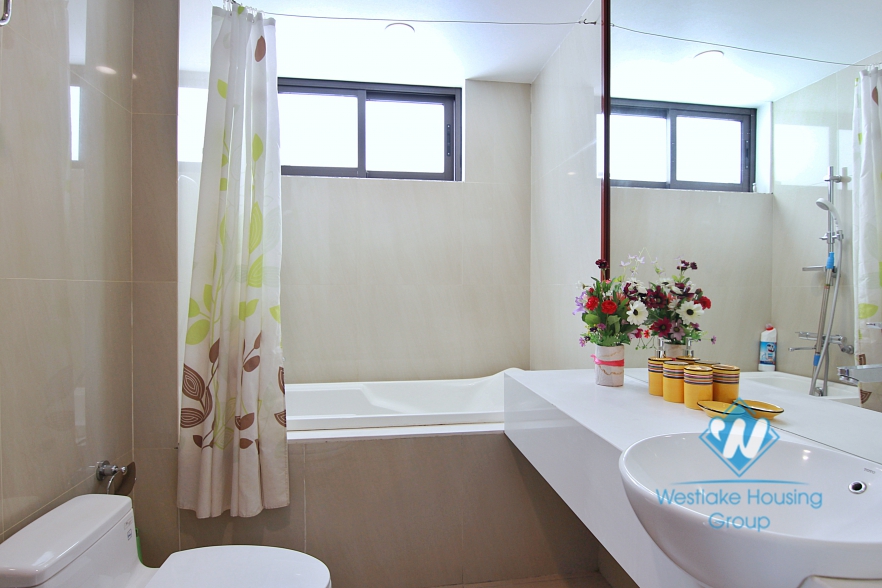Flooded with light in a morden spacious 2 bedroom apartment for rent in Tay Ho 
